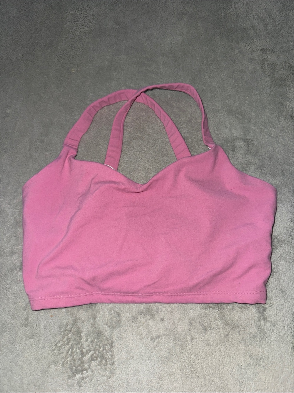 G Athletica Pink Strappy Bralette Top